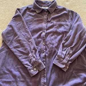 vintage corduroy button down
